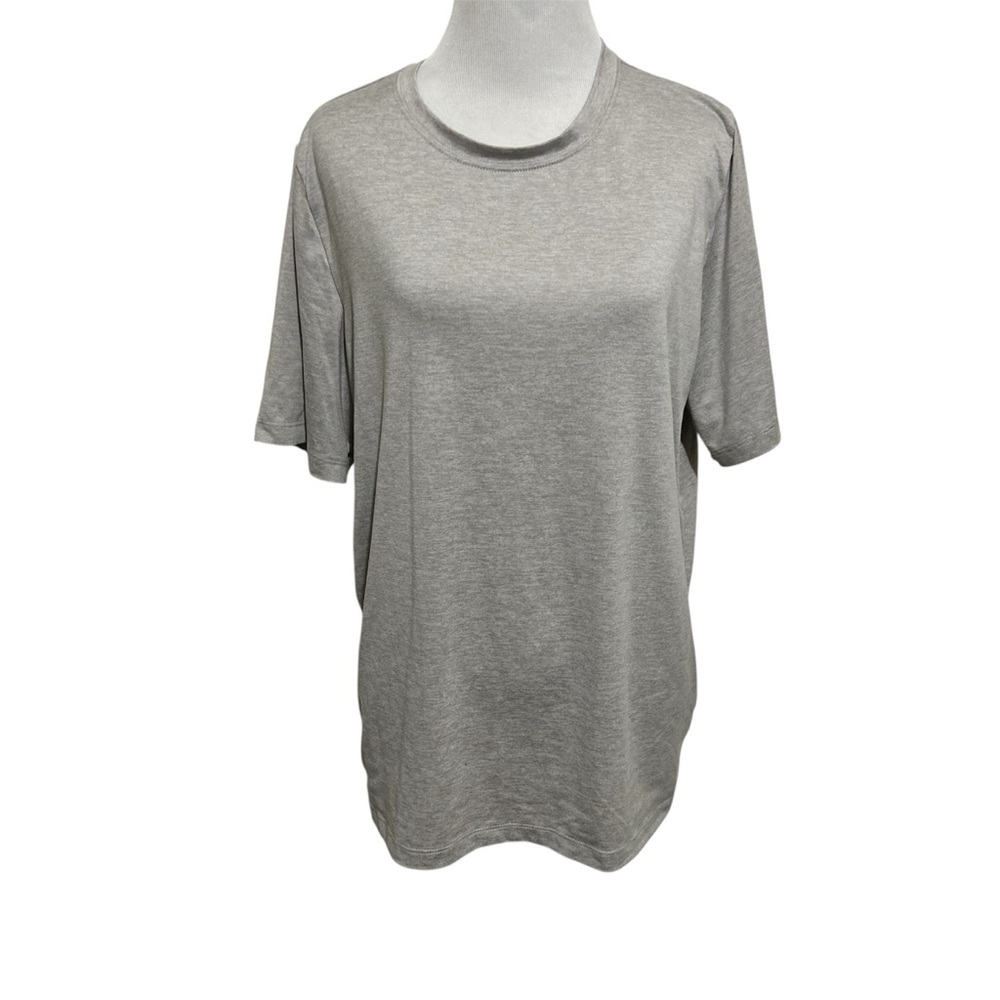 5/$30 🎈 Fabletics medium cream heathered athletic tee